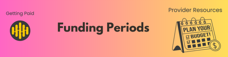 Provider blog header: Funding Periods