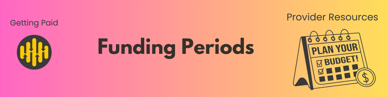 Provider blog header: Funding Periods