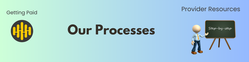 Provider blog header: Our Processes